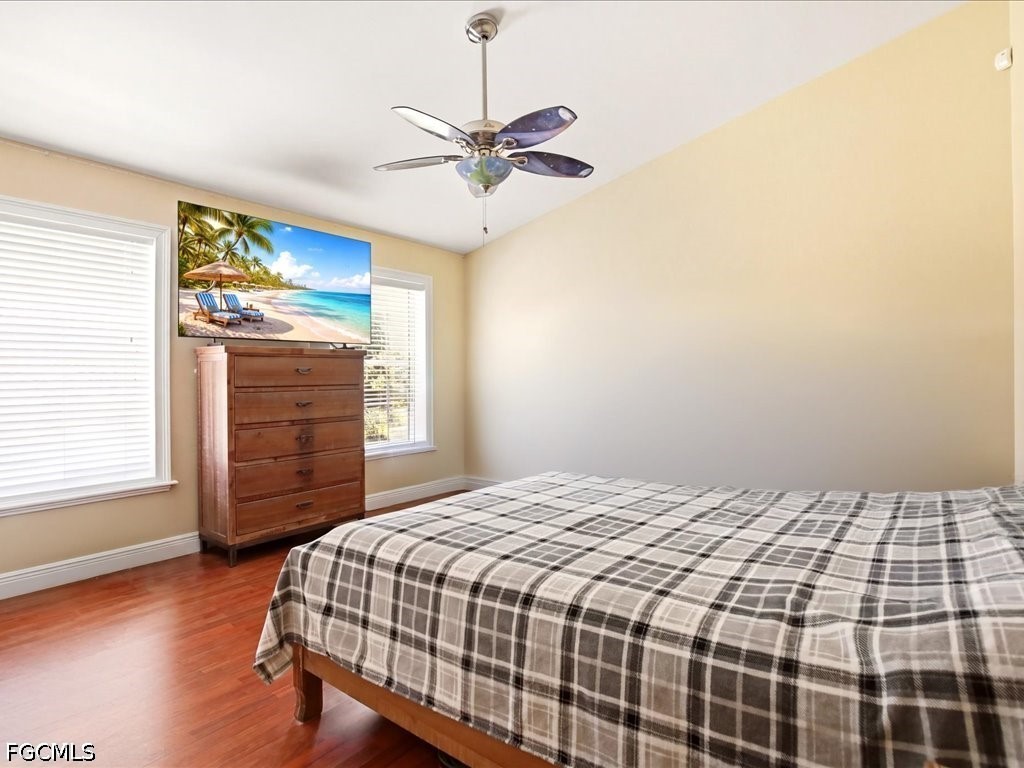 21651 Tuckahoe Road Alva, FL 33920 - Photo 18 of 42 a bedroom with a bed and a closet