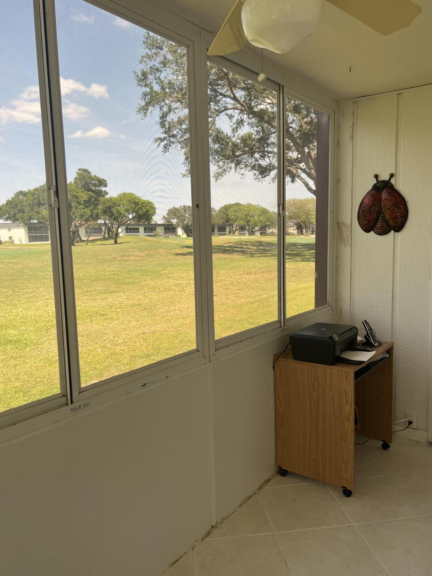 592 Flanders North Delray Beach, FL 33484 - Photo 19 of 33 golf view_porch