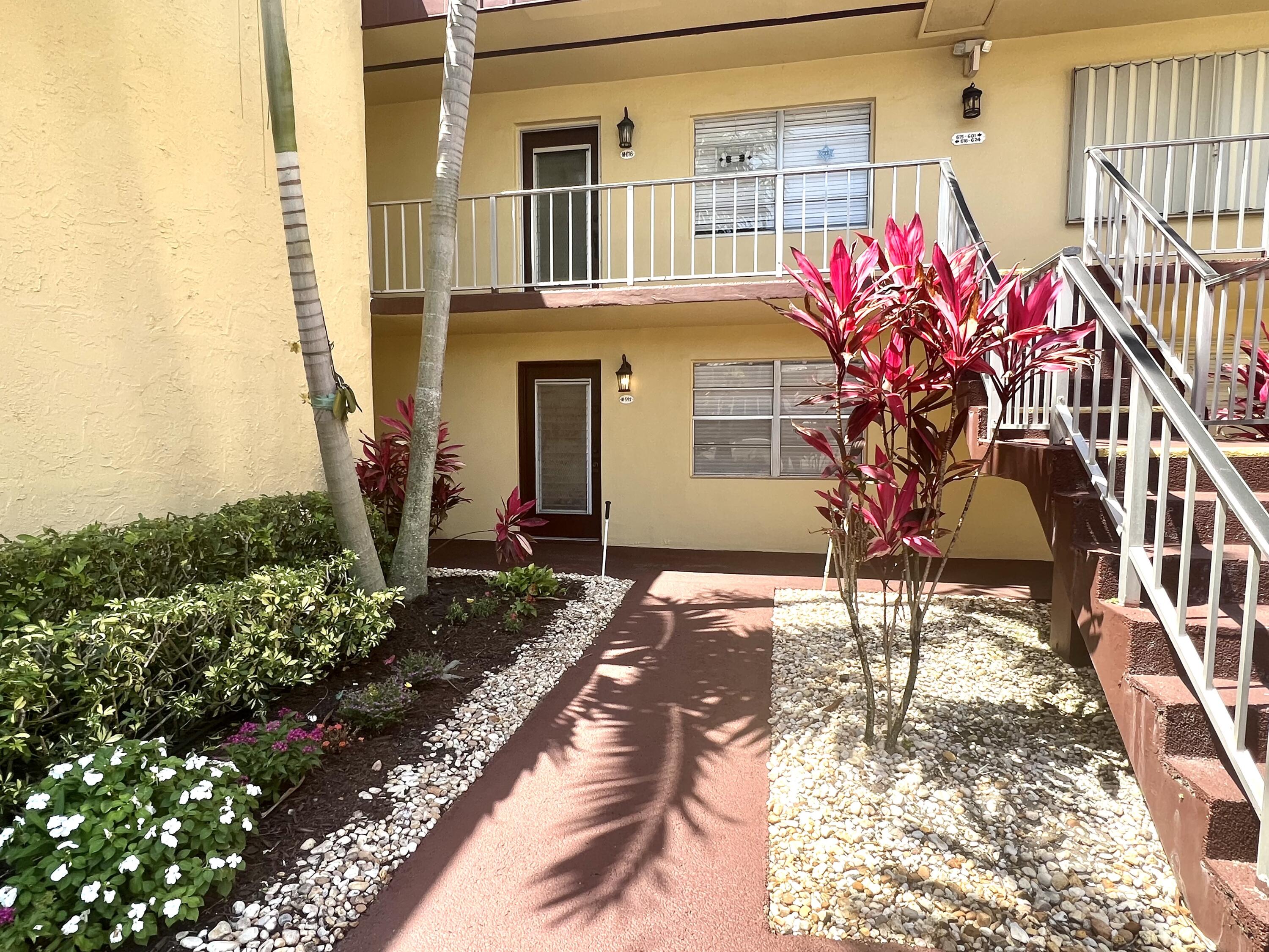 592 Flanders North Delray Beach, FL 33484 - Photo 2 of 33 Front Entrance