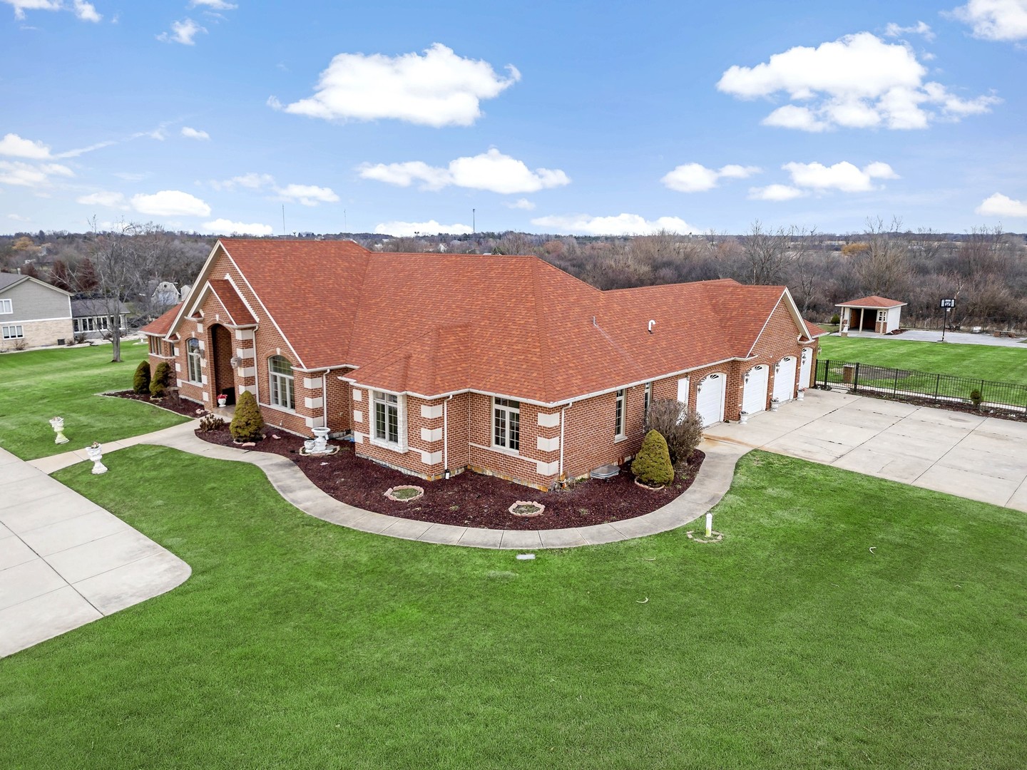 26711 South Anna Lane Monee, IL 60449 - Photo 2 of 43 an aerial view of a house with garden space and street view