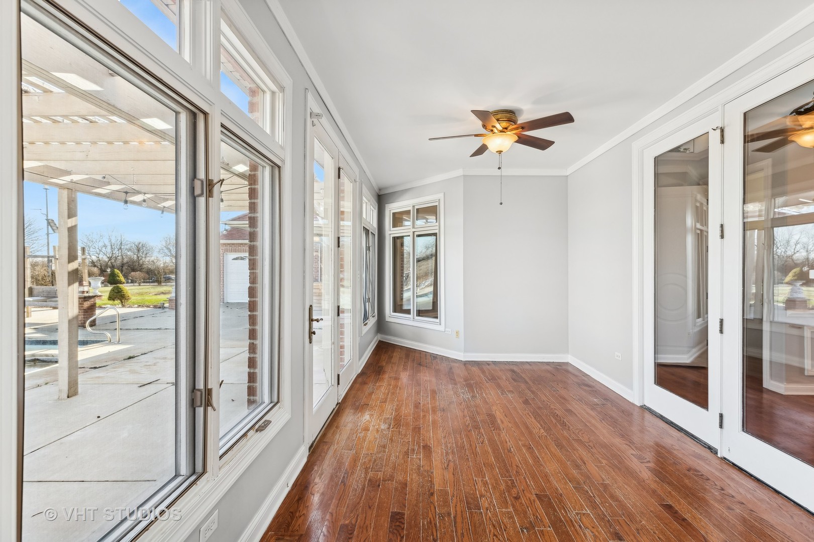 26711 South Anna Lane Monee, IL 60449 - Photo 30 of 43 a view of a hallway with wooden floor and a living room