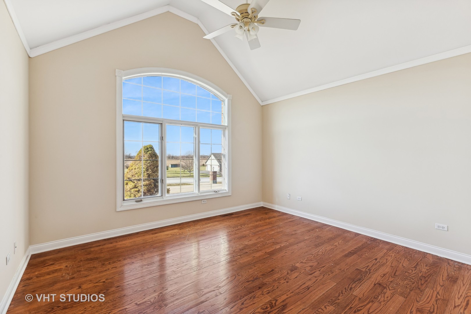 26711 South Anna Lane Monee, IL 60449 - Photo 32 of 43 an empty room with wooden floor and windows