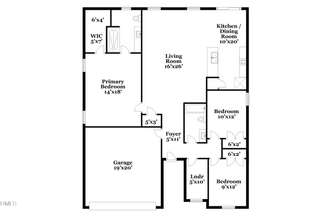 $1,825 | 508 Gusty Lane, Zebulon, NC 27597