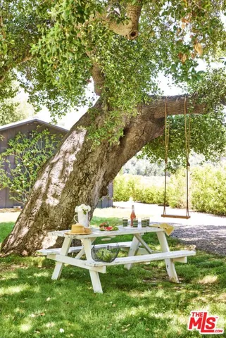 a view of a lake with a mountain in the background