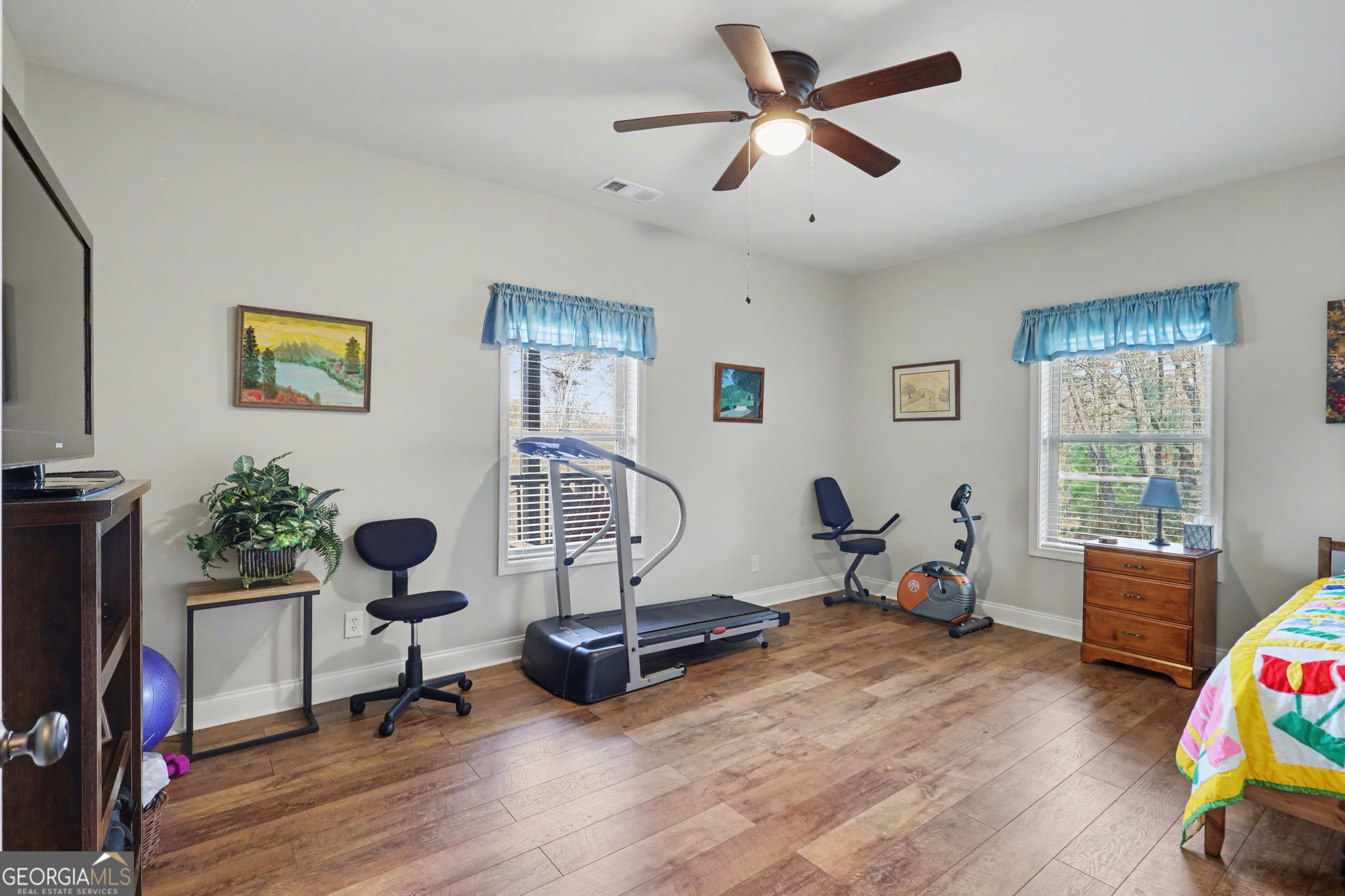 421 Hickory Nut Mountain Road Tallulah Falls, GA 30573 - Photo 91 of 117 a view of a workspace with furniture and a window