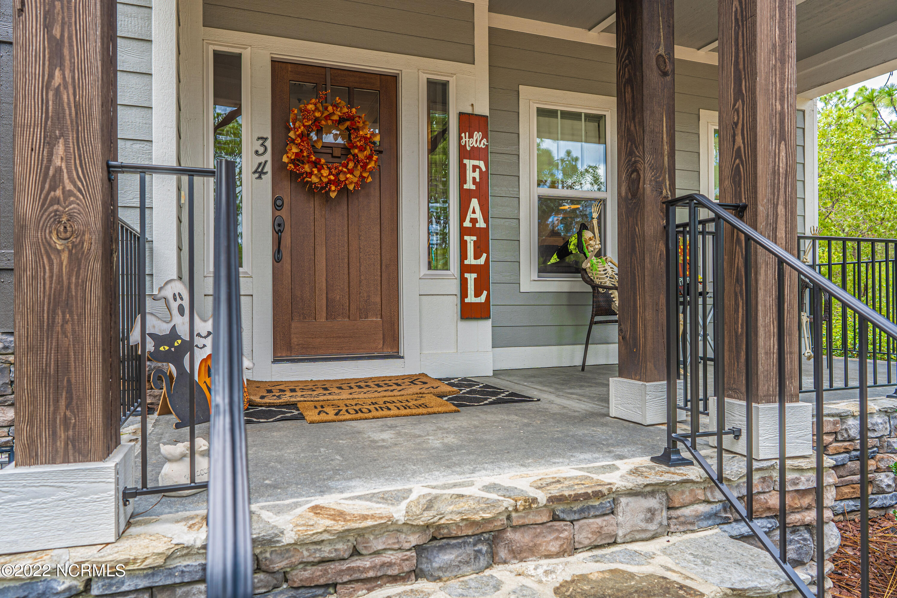 34 Cardinal Drive Whispering Pines, NC 28327 - Photo 7 of 73 front porch