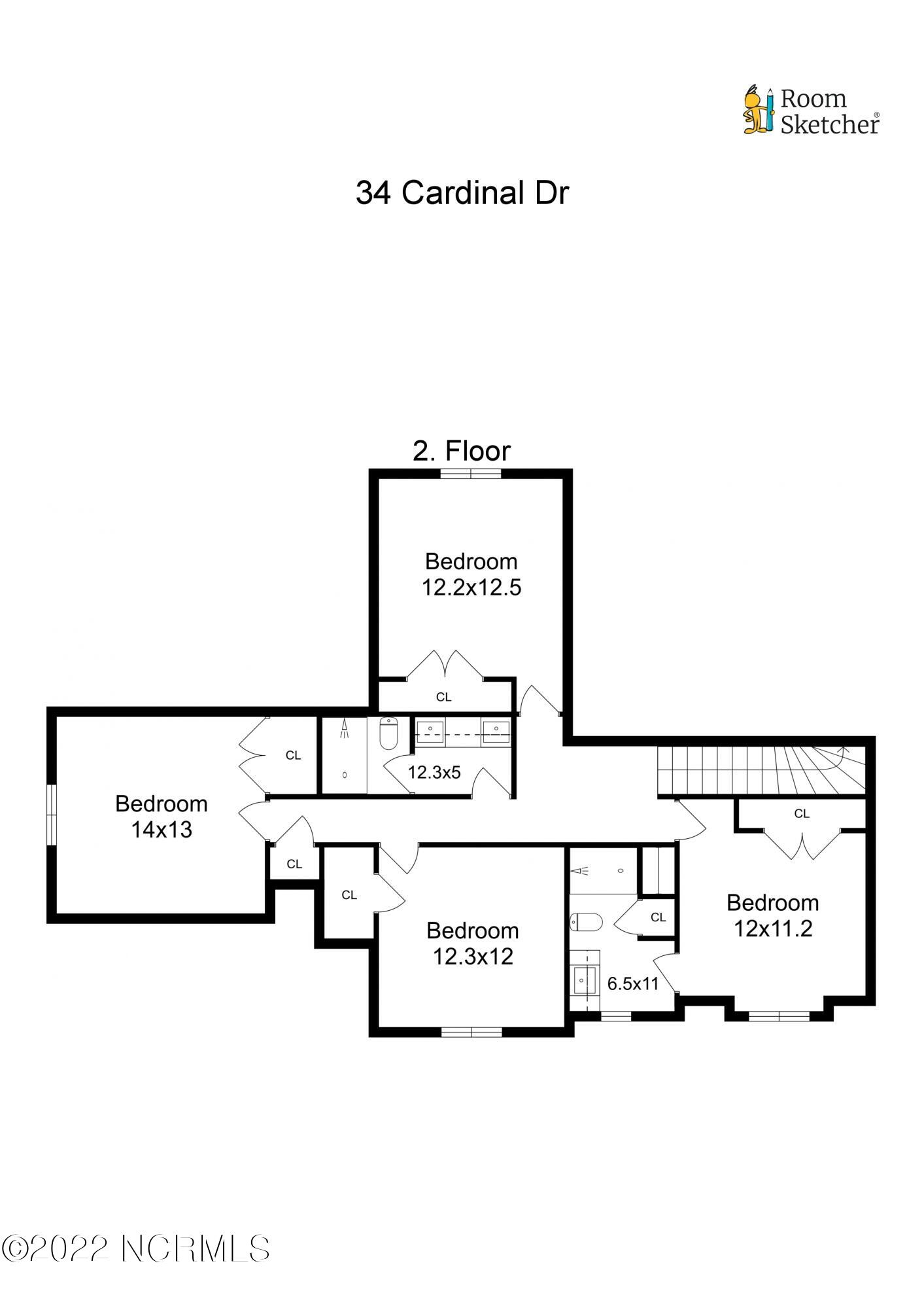 34 Cardinal Drive Whispering Pines, NC 28327 - Photo 73 of 73 Floorplan letterhead - 34 Cardinal Dr -