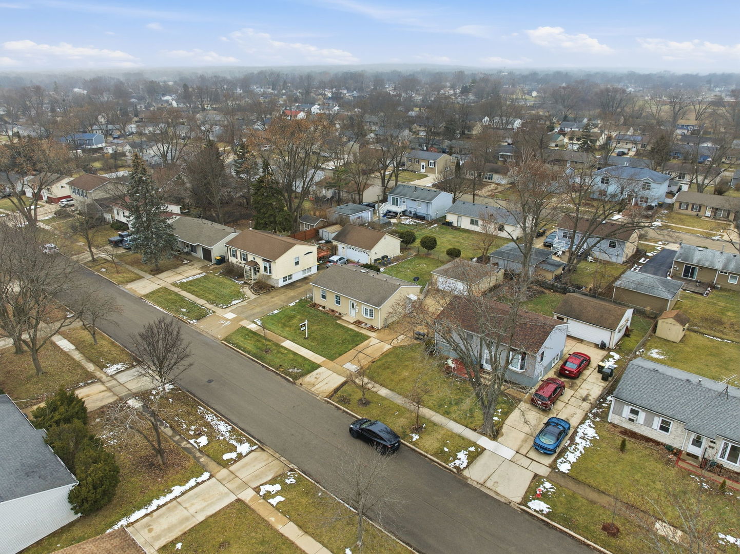 210 Willow Road Streamwood, IL 60107 - Photo 24 of 26 an aerial view of residential building with parking
