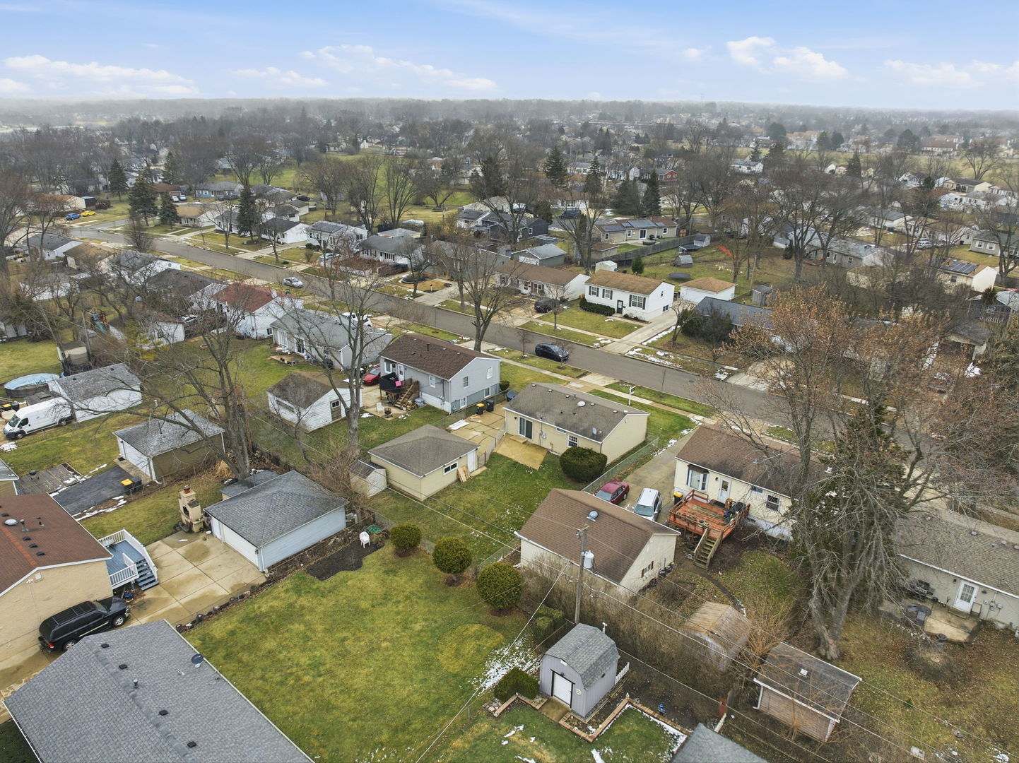 210 Willow Road Streamwood, IL 60107 - Photo 26 of 26 an aerial view of residential houses with city view