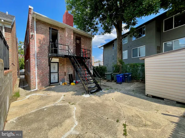 a view of a house with patio