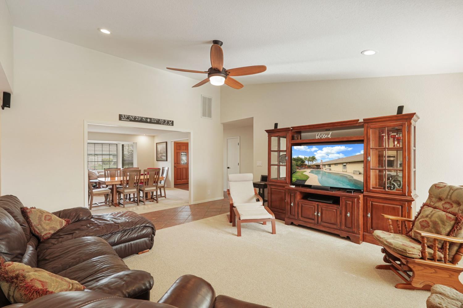 764 Adare Way Galt, CA 95632 - Photo 5 of 59 a living room with furniture and a flat screen tv
