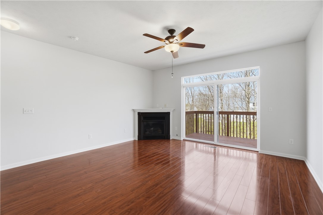 4294 Straight Arrow Road Dayton, OH 45430 - Photo 8 of 41 This bright living area features rich hardwood floors and direct access to a private outdoor deck.