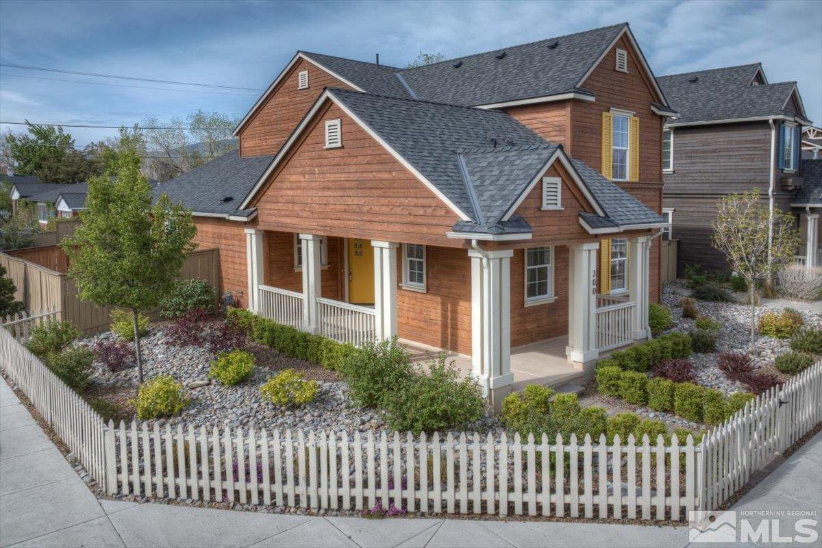 300 Mt Rose Street Reno, NV 89509 - Photo 1 of 26 a front view of a house with a garden