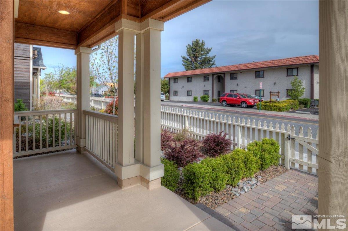 300 Mt Rose Street Reno, NV 89509 - Photo 3 of 26 a view of a porch with potted plants