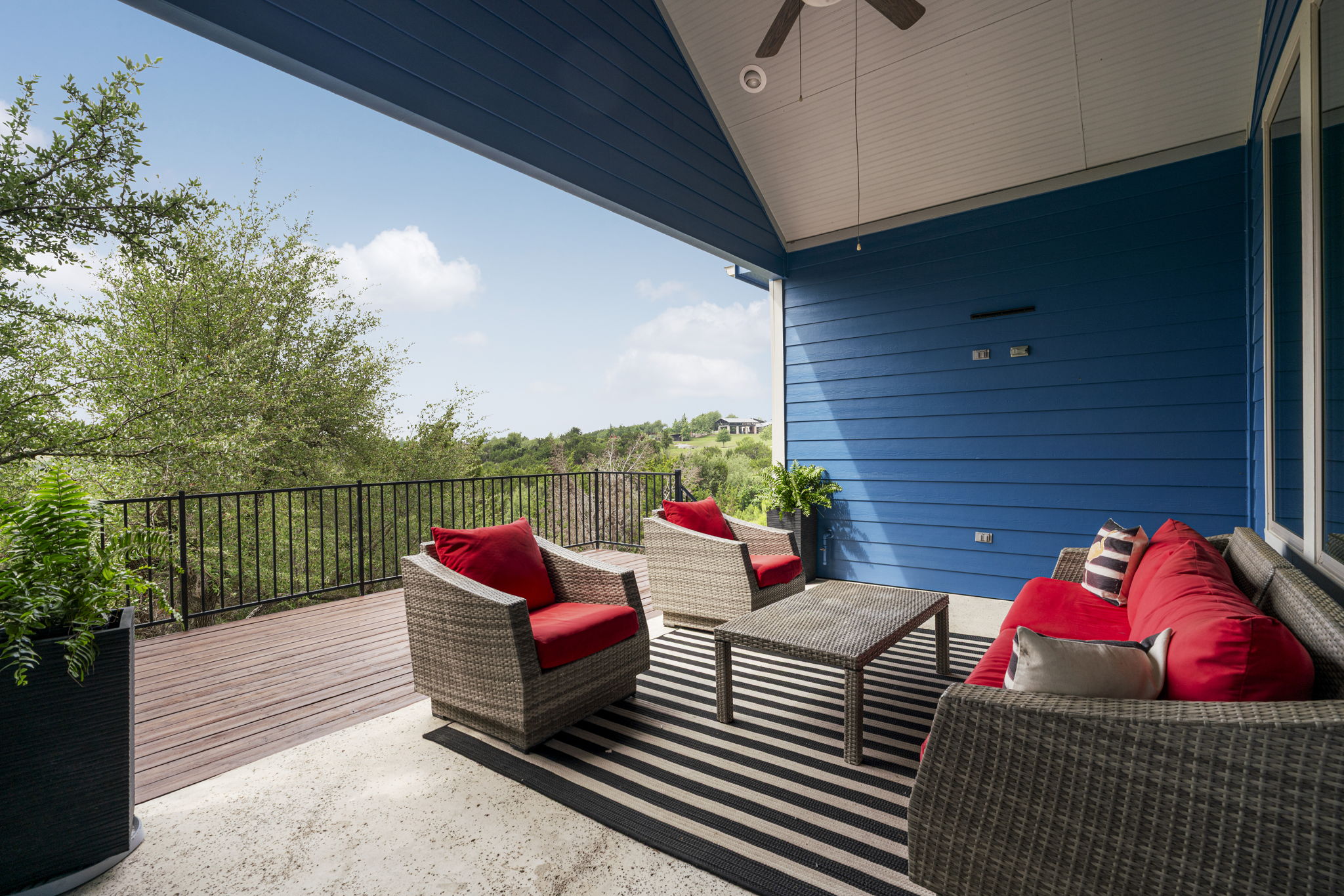 288 Hazy Hills Loop Dripping Springs, TX 78620 - Photo 31 of 40 The covered patio is designed for outdoor living and taking in the gorgeous greenbelt views.