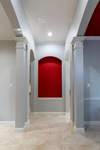 a view of empty room