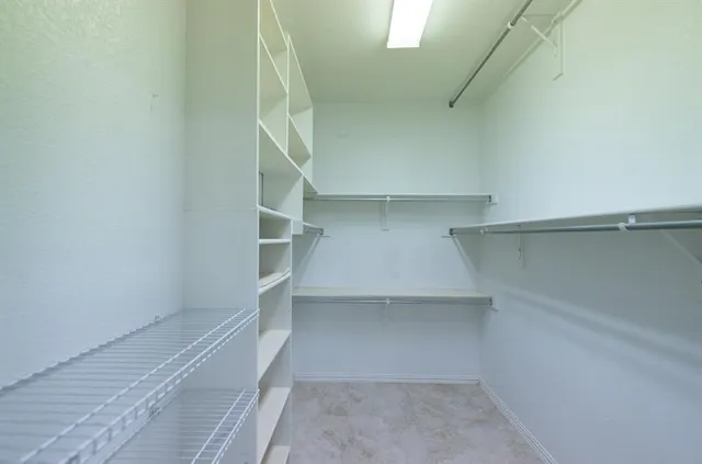 a view of a room with shelf