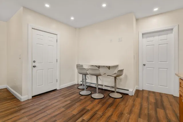 a view of livingroom with furniture and wooden floor