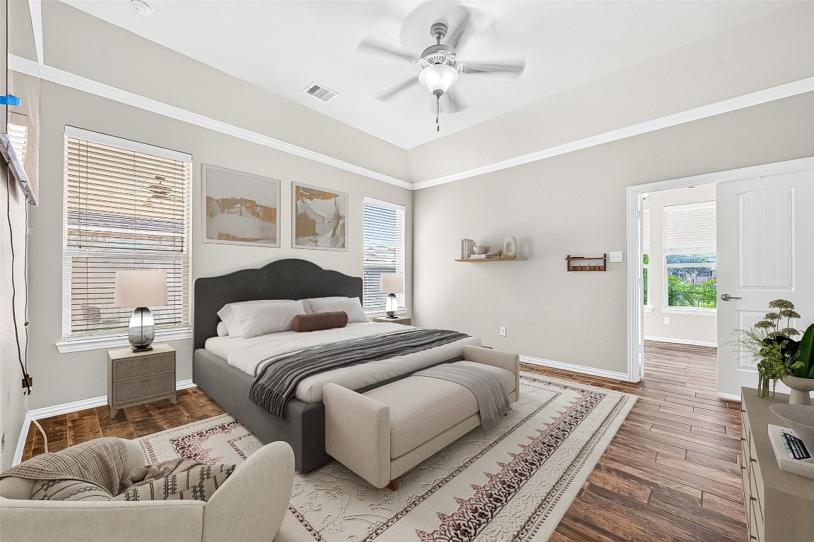 2019 Preston Park Rosenberg, TX 77471 - Photo 17 of 36 Primary Bedroom - Digitally Staged