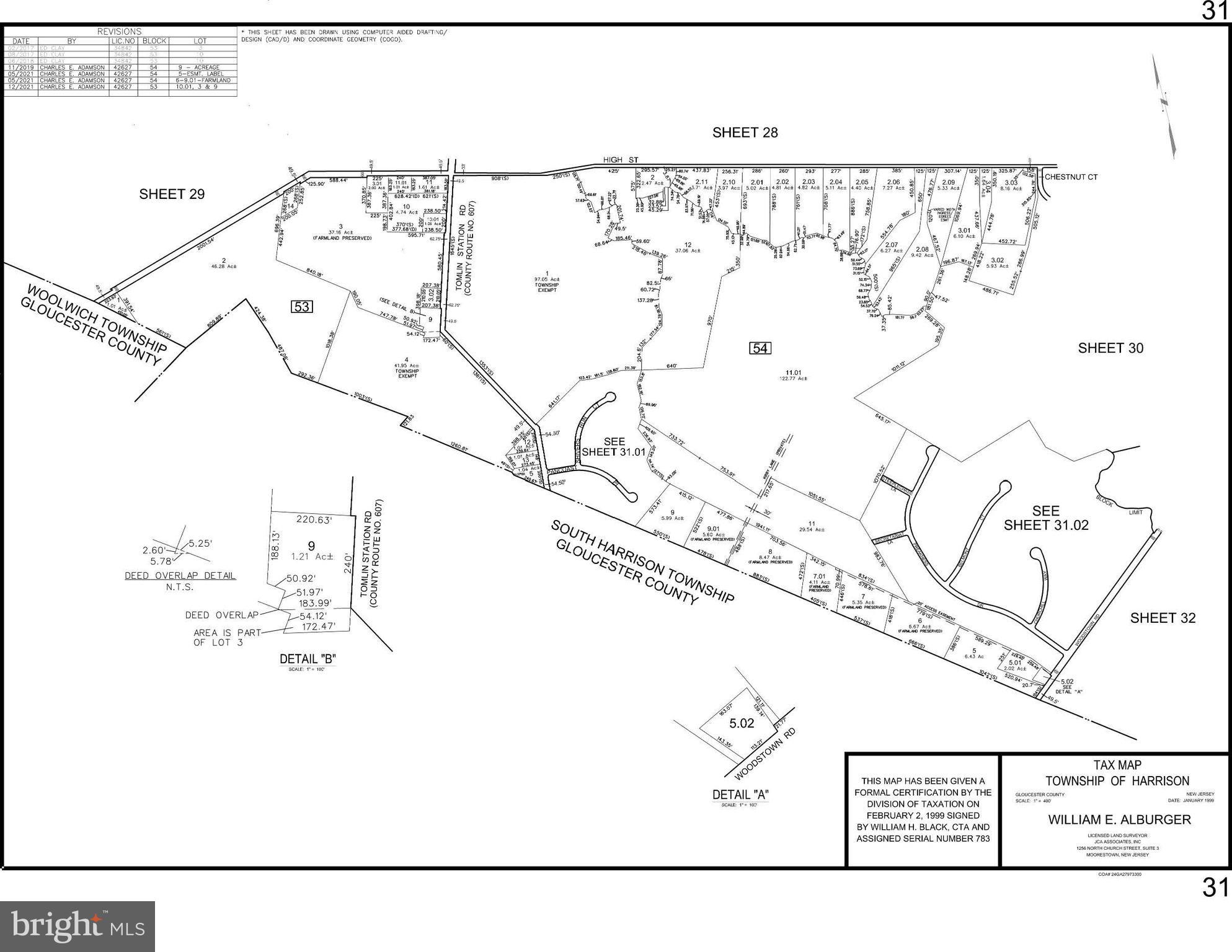 465 Tomlin Station Road Mullica Hill, NJ 08062 - Photo 2 of 23 Tax Map