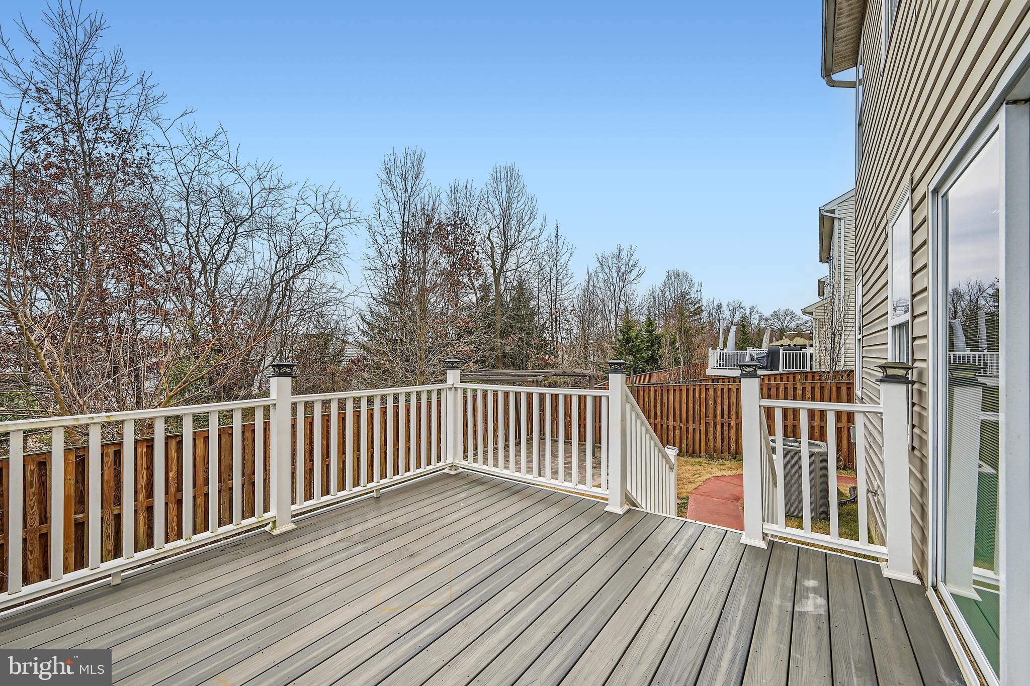 9655 Davison Road Middle River, MD 21220 - Photo 40 of 43 a view of balcony with wooden floor and fence