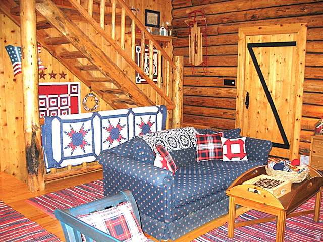 6210 Mountain View Road, Unit 133 Coalville, UT 84017 - Photo 17 of 87 The great room and main floor have pine plank flooring.