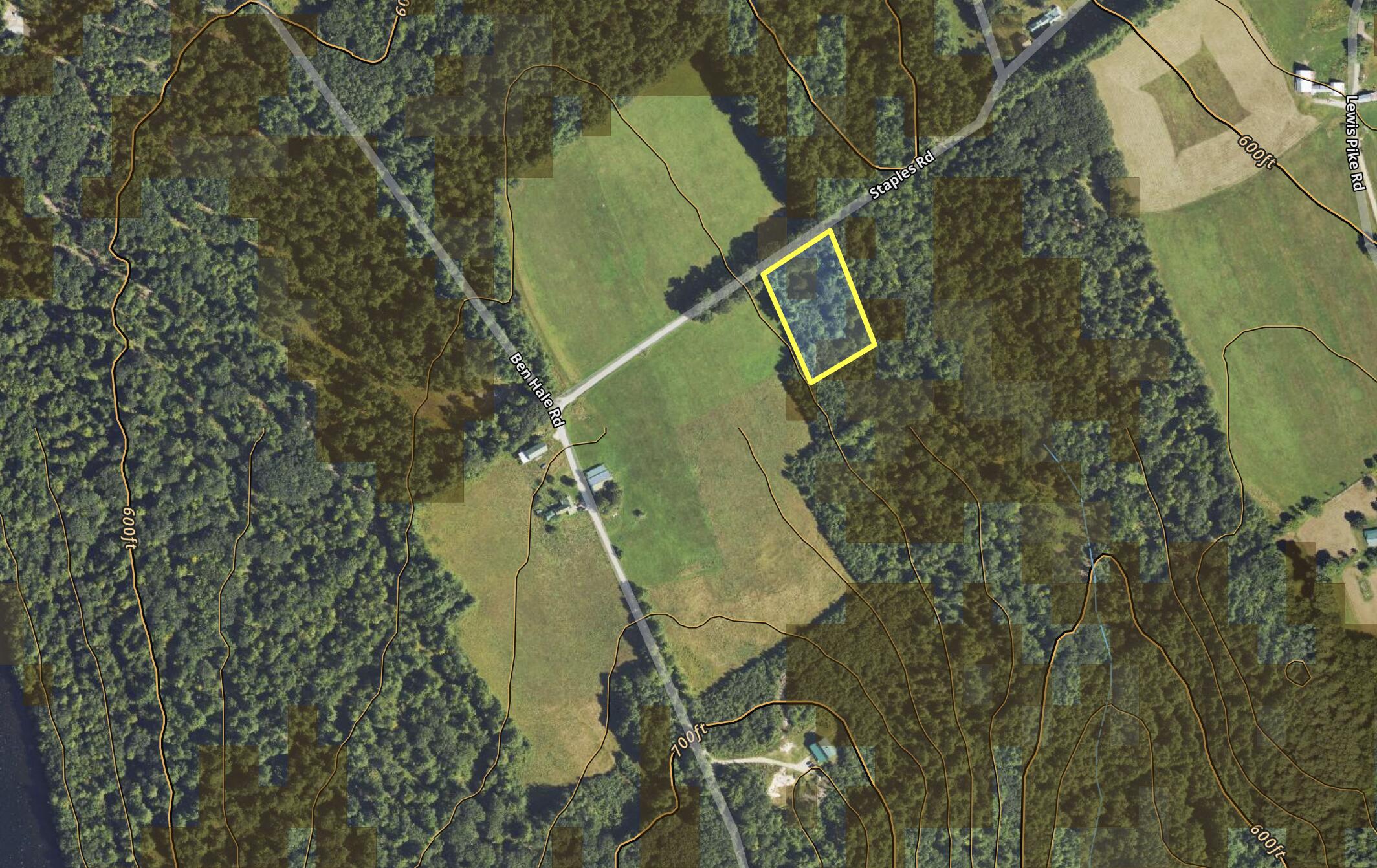 Lot 13 Staples Road Waterford, ME 04088 - Photo 3 of 7 plot plan 2
