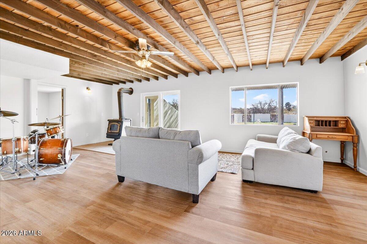 13505 East Rindone Lane Cornville, AZ 86325 - Photo 49 of 73 a living room with furniture and wooden floor