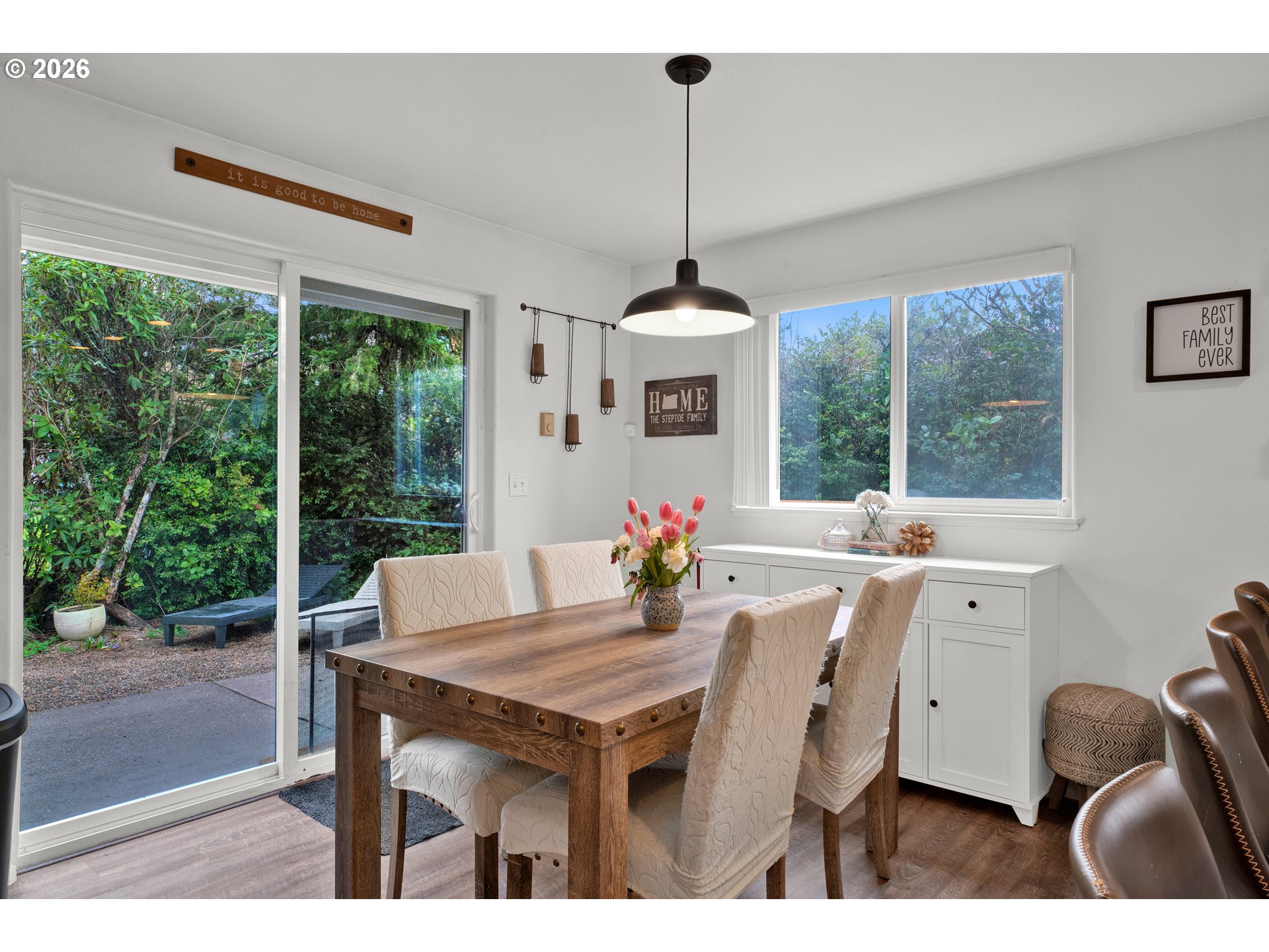 1265 Laurel Street Florence, OR 97439 - Photo 17 of 42 a view of a dining room with furniture window and outside view