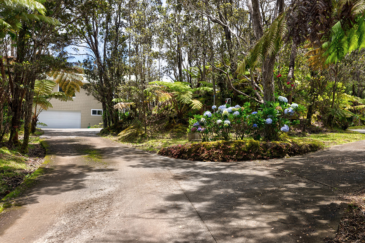19-4221 Haunani Road Volcano, HI 96785 - Photo 20 of 30 a view of a yard with plants and trees