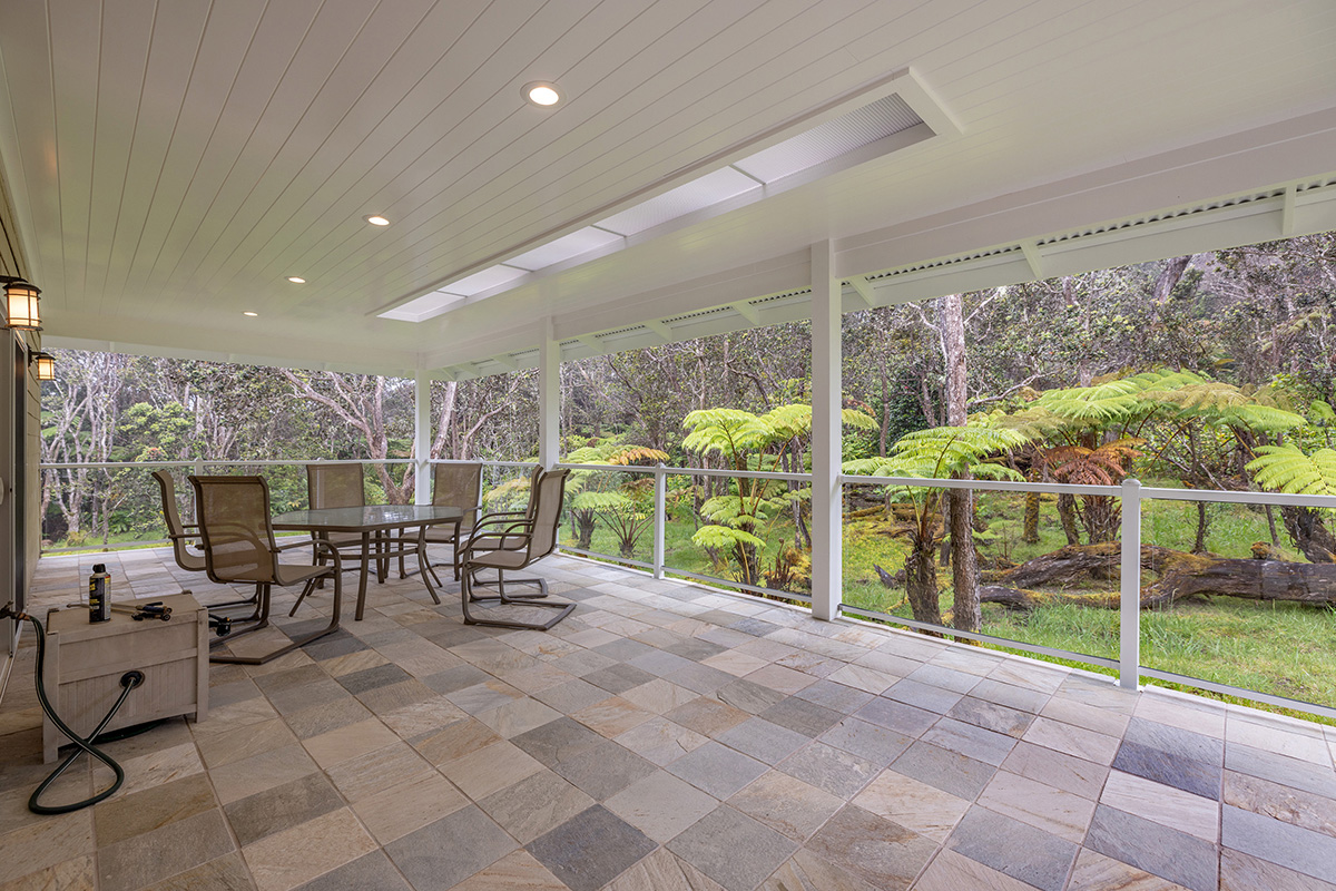 19-4221 Haunani Road Volcano, HI 96785 - Photo 24 of 30 a view of a patio with chairs