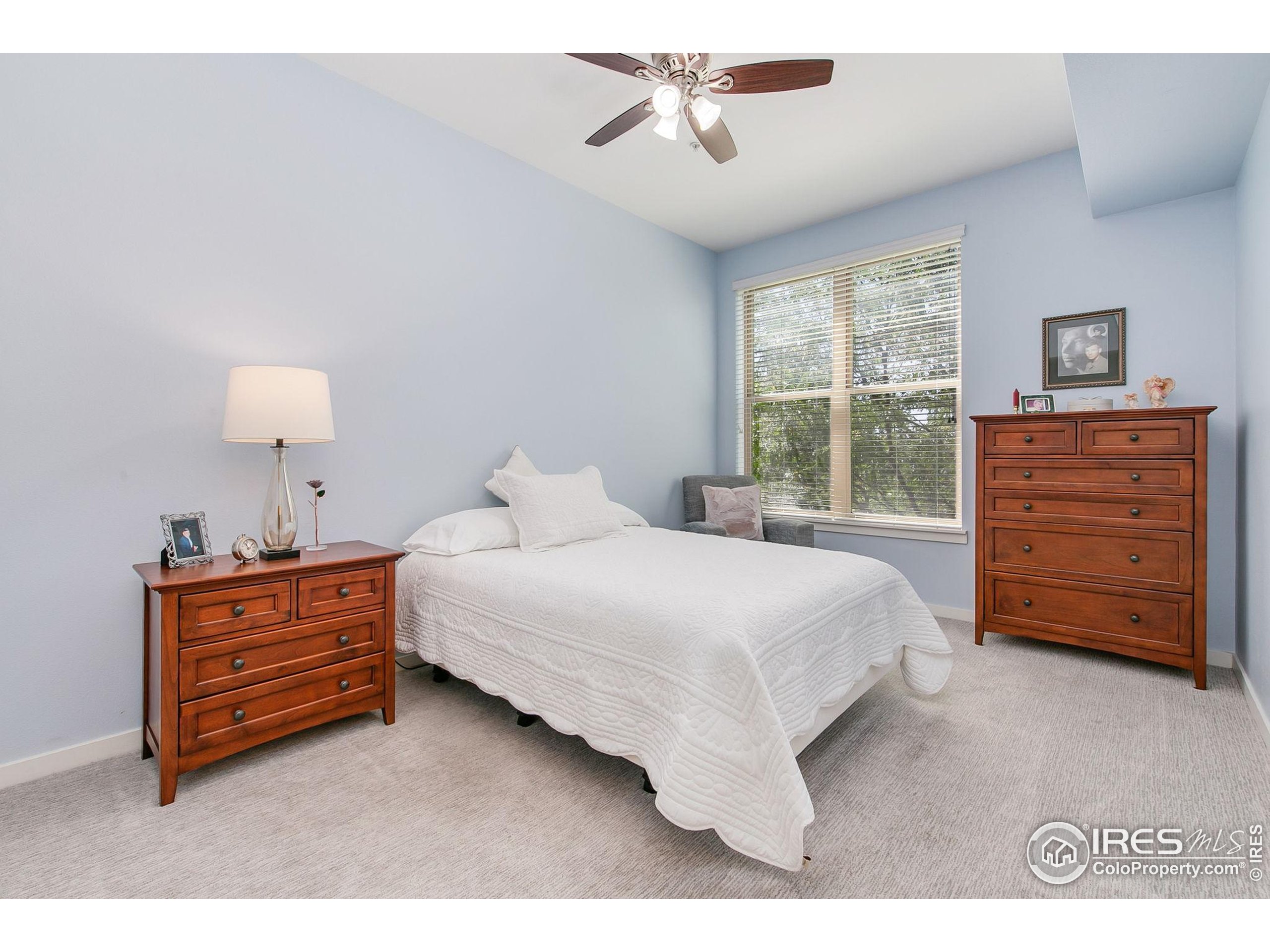 204 Maple Street, Unit 207 Fort Collins, CO 80521 - Photo 18 of 21 a bedroom with a bed and a dresser