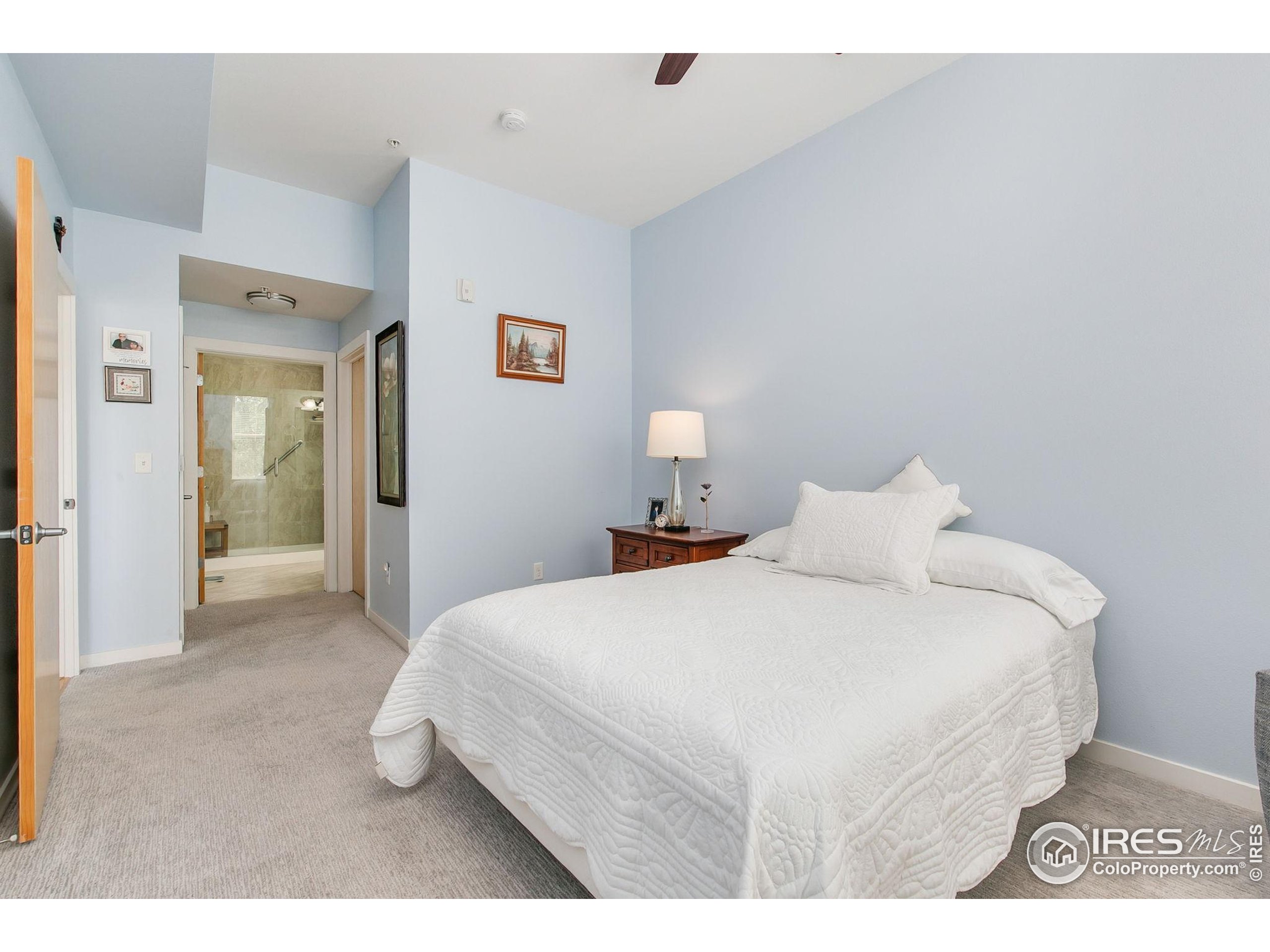 204 Maple Street, Unit 207 Fort Collins, CO 80521 - Photo 19 of 21 a bedroom with a bed and a night stand