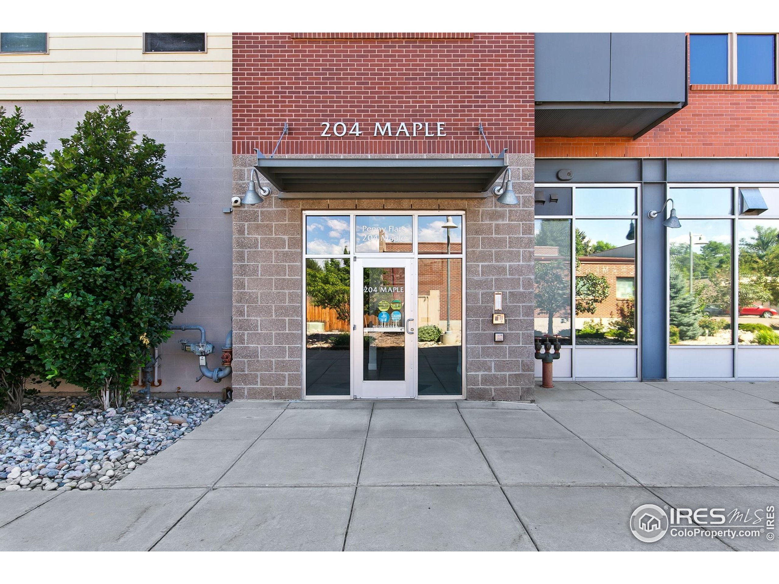204 Maple Street, Unit 207 Fort Collins, CO 80521 - Photo 3 of 21 a view of a building with entryway
