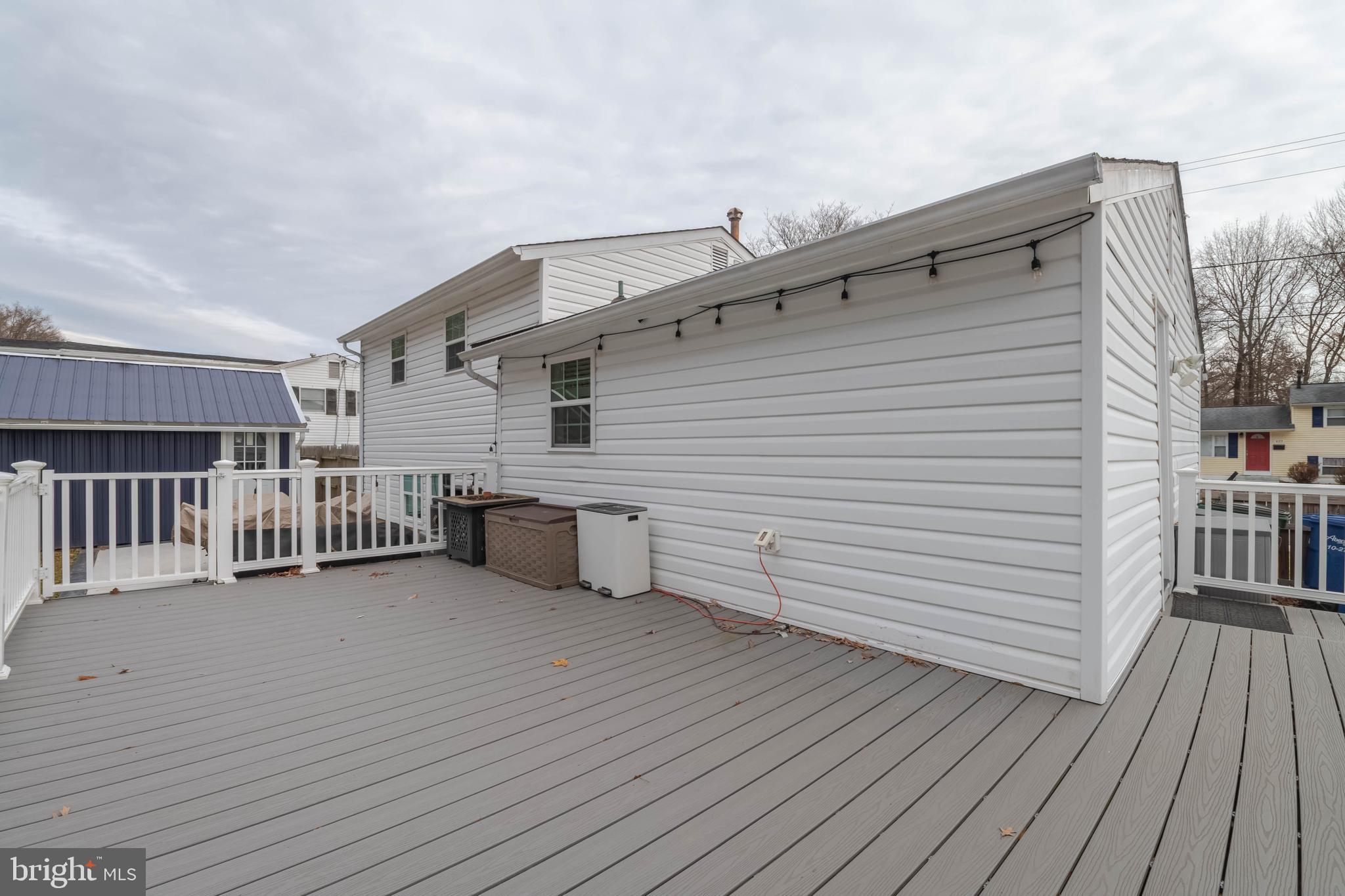 438 Chestnut Street Aberdeen, MD 21001 - Photo 18 of 28 a view of a house with wooden deck
