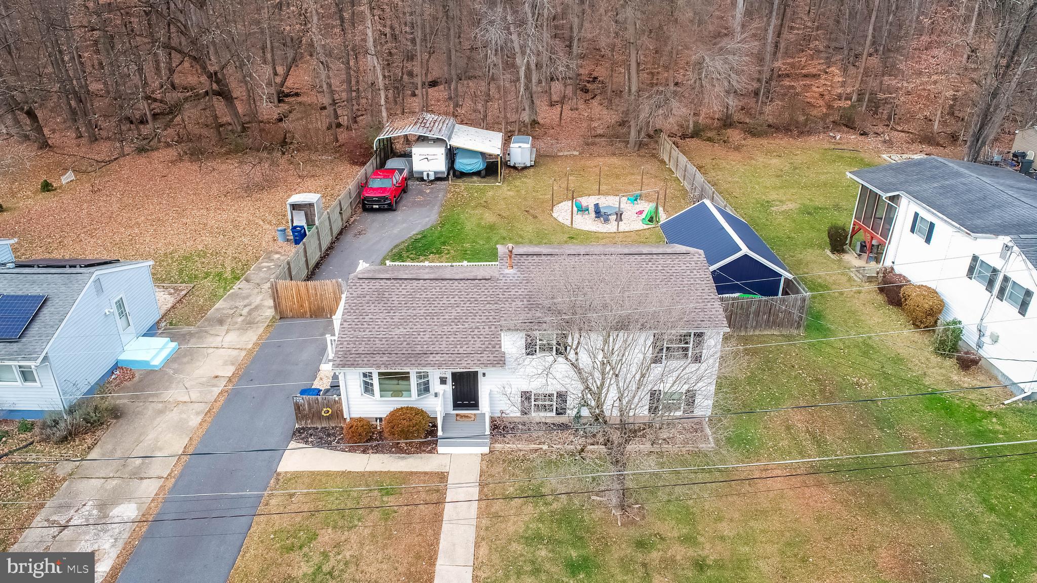 438 Chestnut Street Aberdeen, MD 21001 - Photo 28 of 28 an aerial view of a house with swimming pool