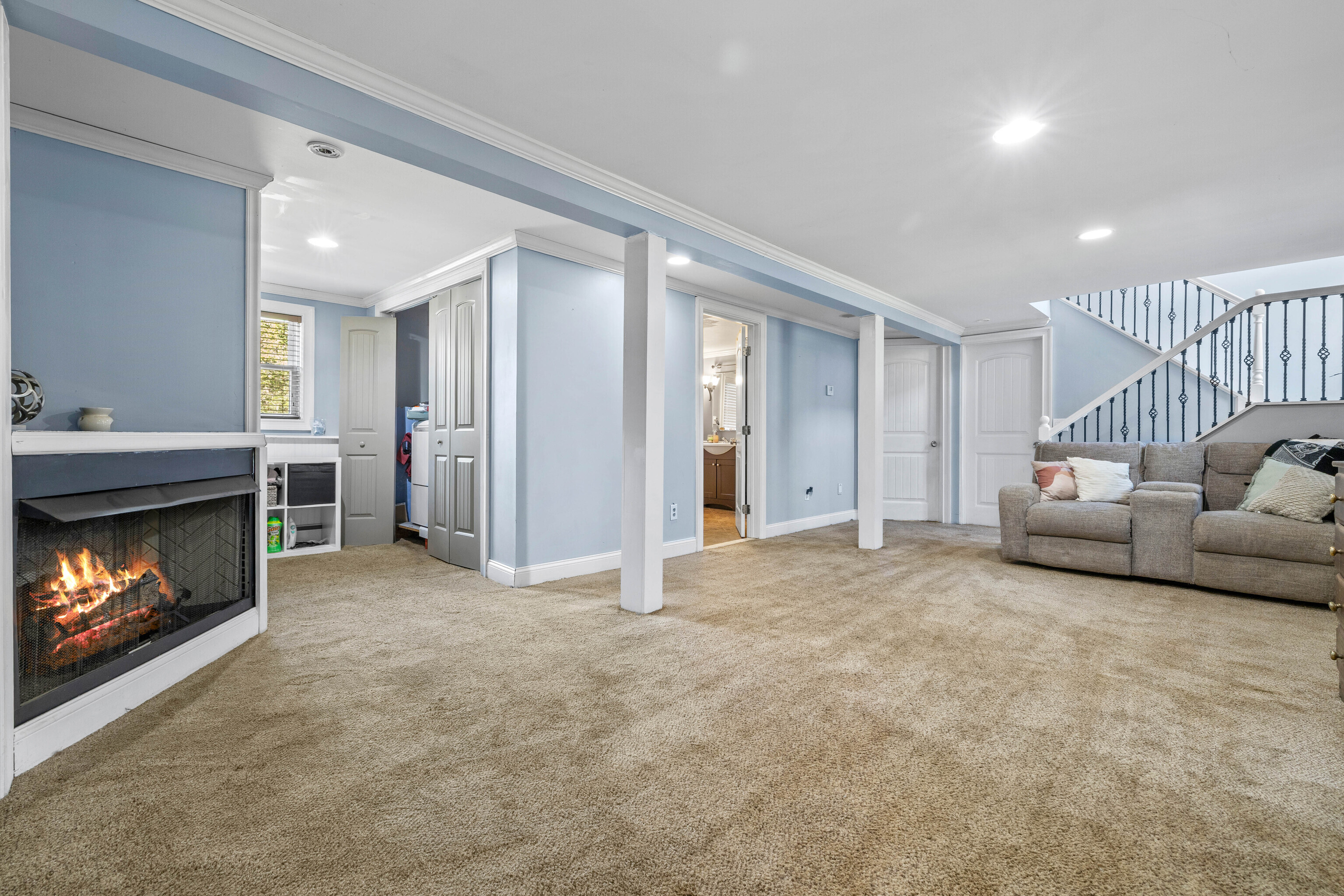 4 Van Dyke Lane Clinton, CT 06413 - Photo 27 of 38 a view of livingroom with furniture and a fireplace