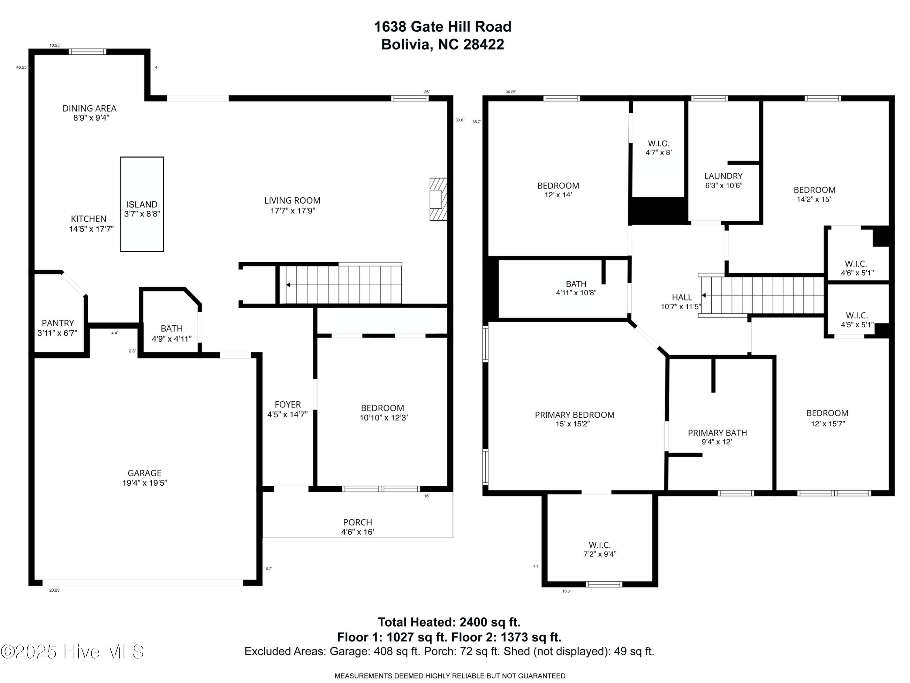 1638 Gate Hill Road Southeast Bolivia, NC 28422 - Photo 40 of 40 mls-Floorplan-1638 Gate Hill Rd SE