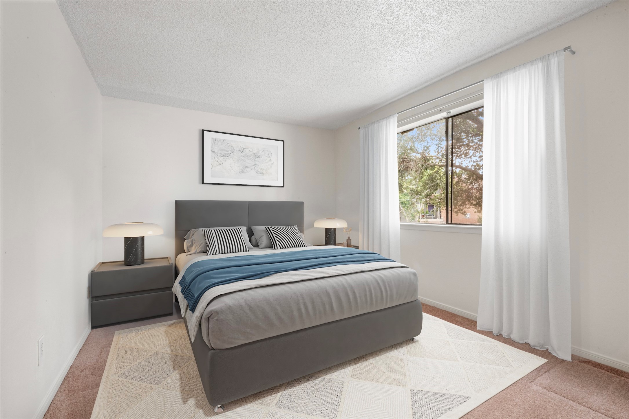 6701 Sands Point Drive, Unit 61 Houston, TX 77074 - Photo 13 of 20 a bedroom with a bed and a window