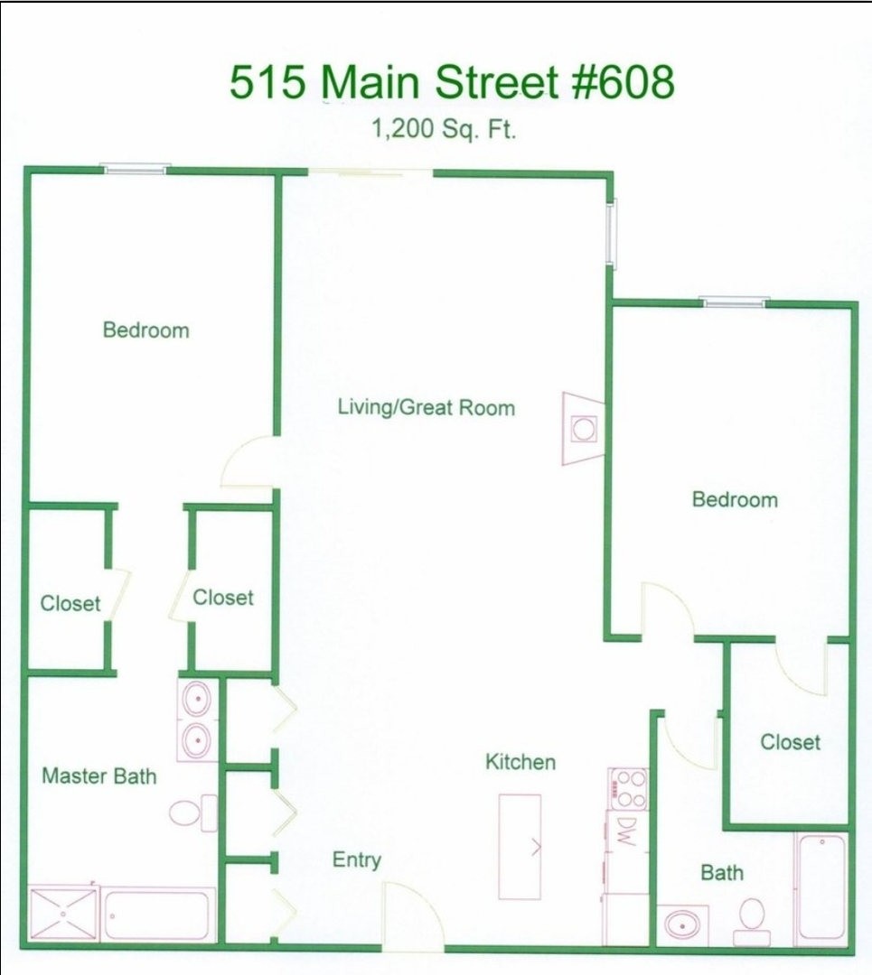 515 Main Street, Unit 608 Evanston, IL 60202 - Photo 3 of 21