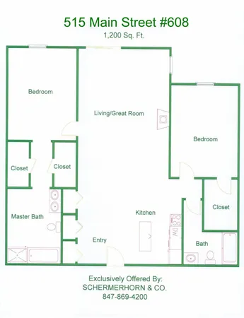 $3,200 | 515 Main Street, Unit 608, Evanston, IL 60202
