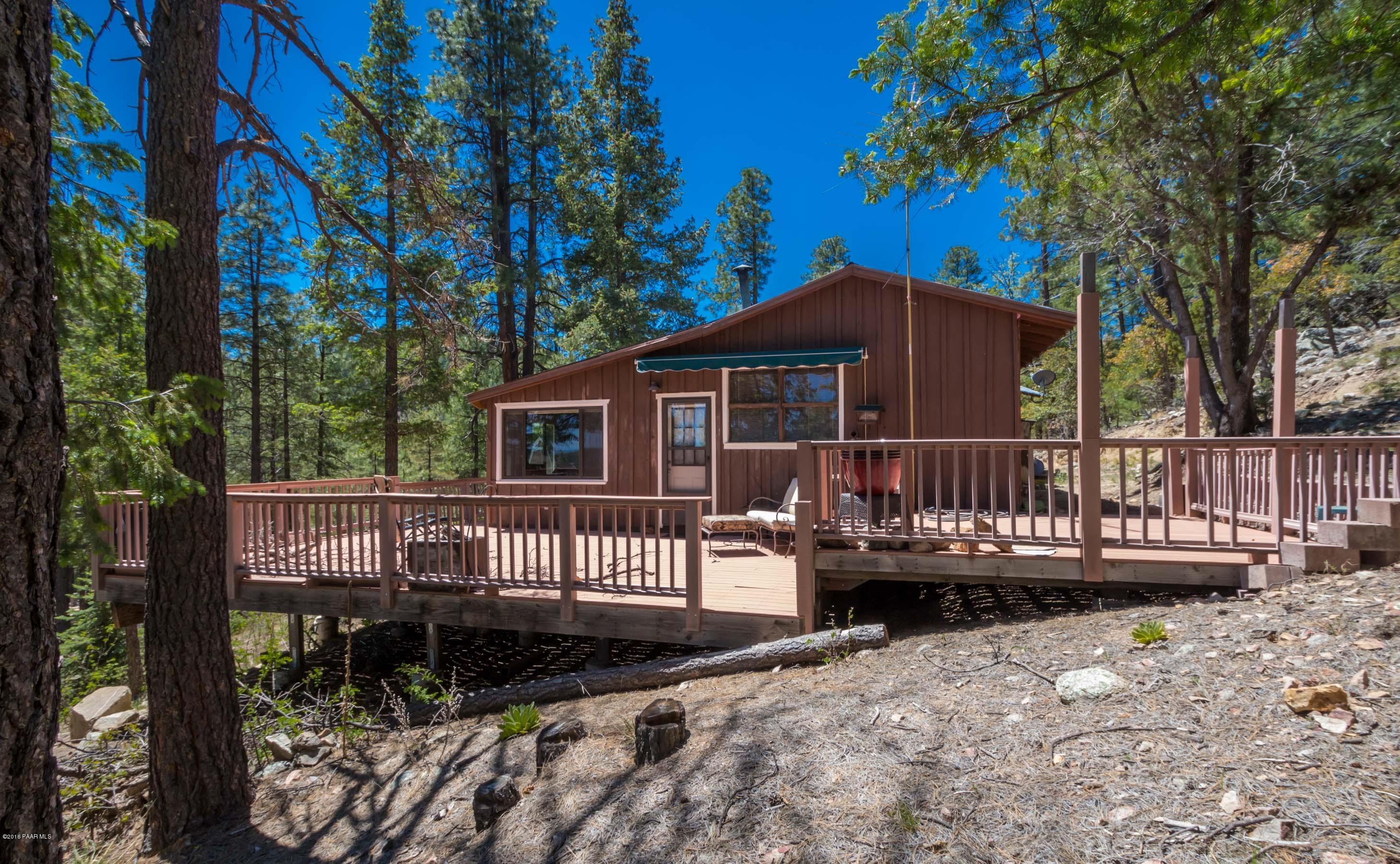 3744 East Sheldon Road Prescott, AZ 86303 - Photo 1 of 25 Charming Cabin With GREAT Views