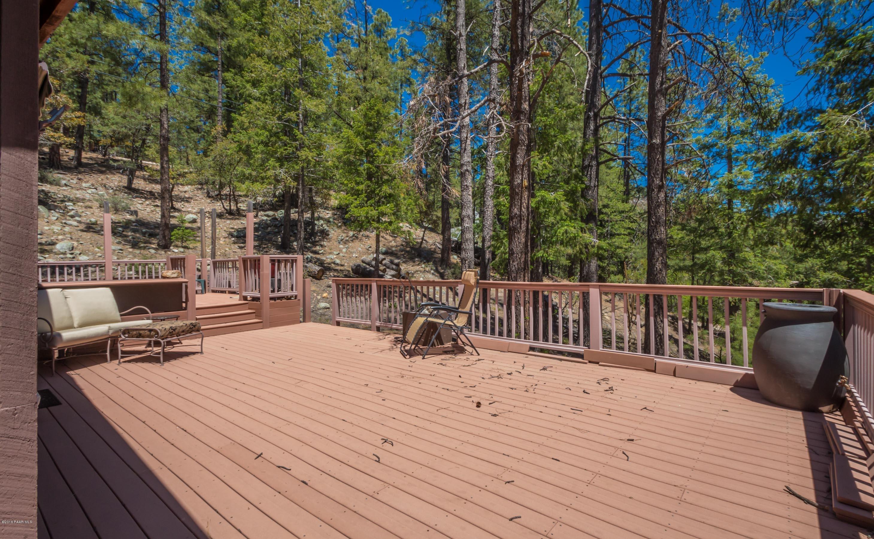3744 East Sheldon Road Prescott, AZ 86303 - Photo 2 of 25 Spacious Trex Deck