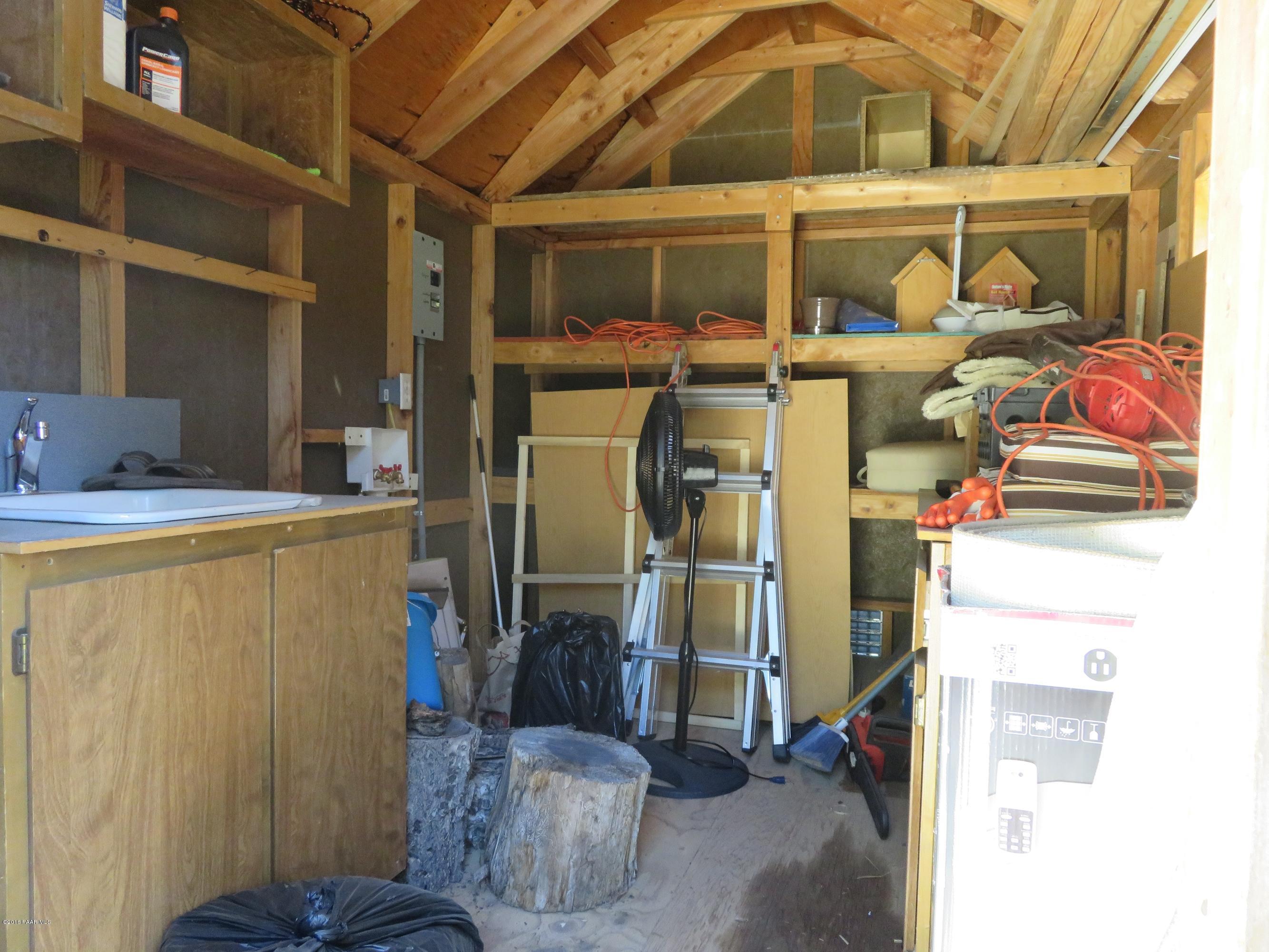 3744 East Sheldon Road Prescott, AZ 86303 - Photo 23 of 25 Interior Of Storage Shed