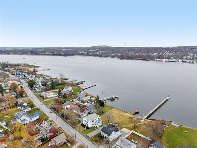a view of a swimming pool and lake view