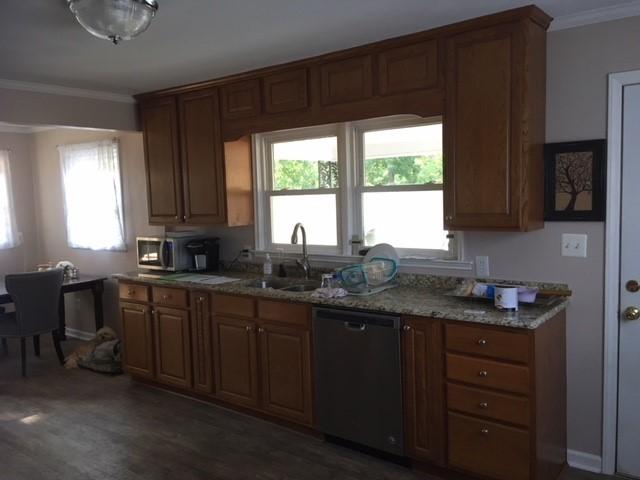 549 Blue Ridge Drive Blue Ridge, VA 24064 - Photo 5 of 22 a kitchen with a sink a window and cabinets