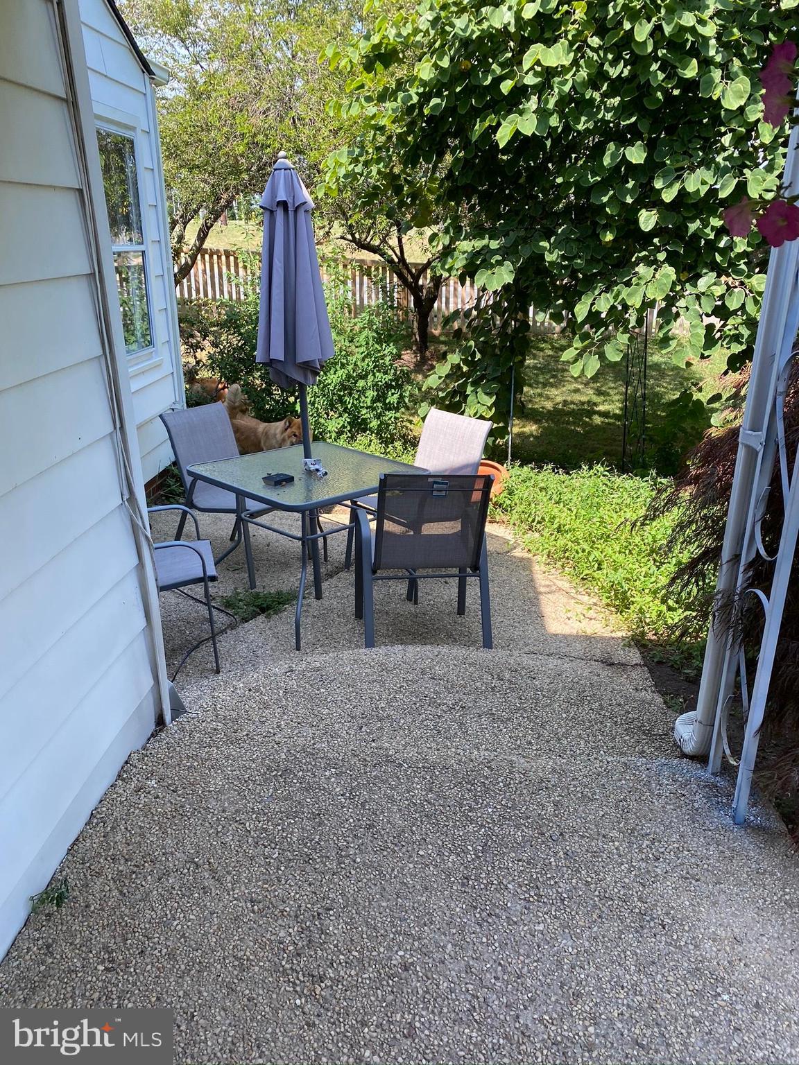 Front Porch and Patio Area