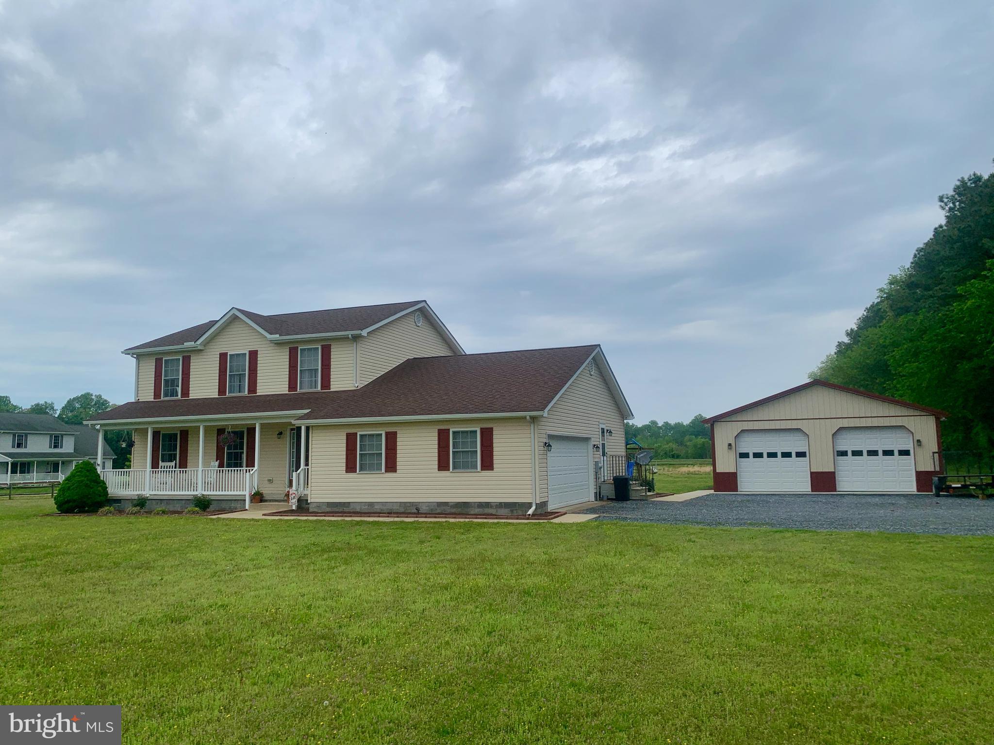 10937 Greensboro Road Denton, MD 21629 - Photo 1 of 25 Front of House and Detached Garage/ shop