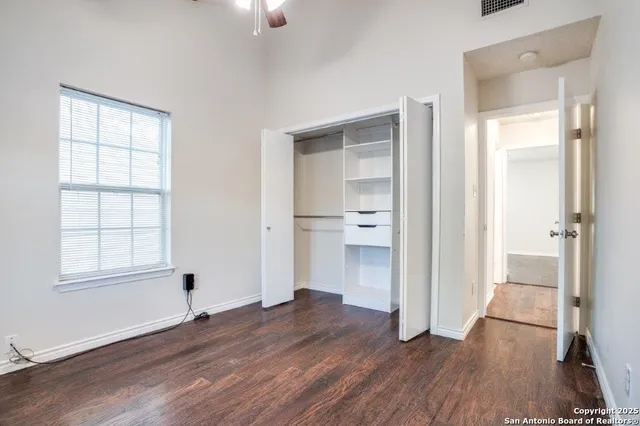 a view of walk in closet