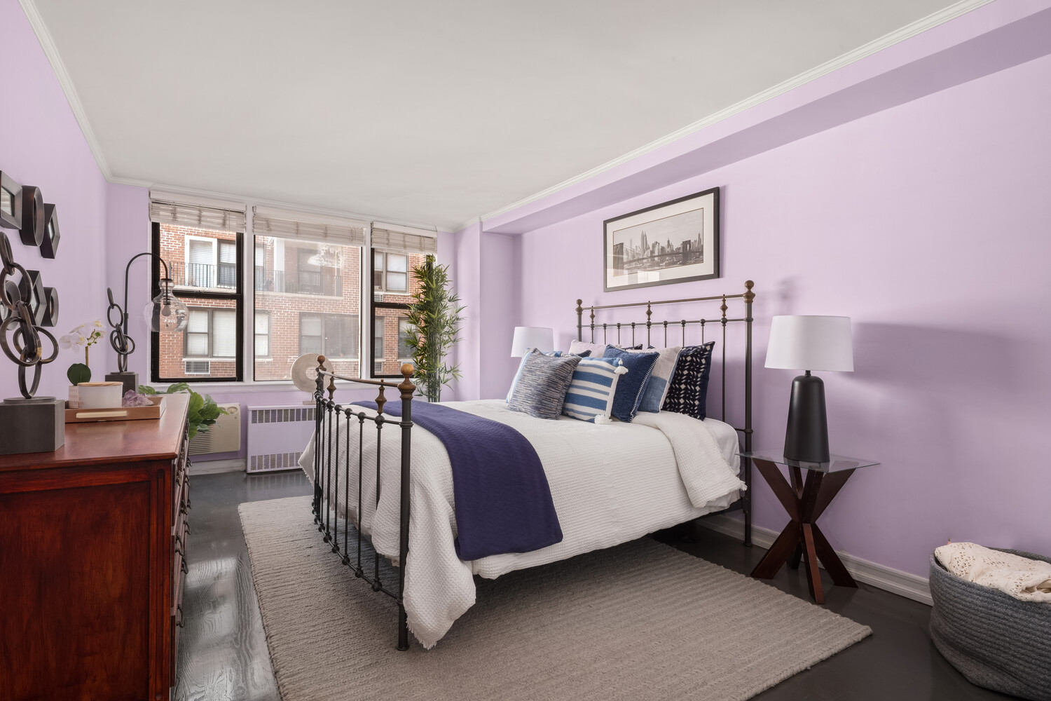 200 West 79th Street, Unit 12P Manhattan, NY 10024 - Photo 6 of 10 a spacious bedroom with a bed a dresser next to a window